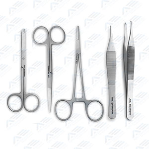 Kit de Práctica de Sutura Completo de Alta Calidad, Juego de Instrumentos de Sutura Quirúrgica de Acero Inoxidable, Almohadilla de Silicona para Uso Médico - Product Image 3