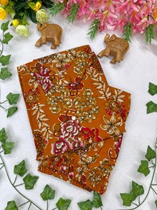 Ensemble Kurti Plazzo en rayonne et coton imprimé de qualité supérieure avec travail en feuille d'aluminium pour femmes - Product Image 6