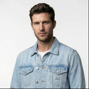 Venta al por mayor Top Venta Popular de alta calidad Casual de las mujeres chaqueta de mezclilla de las mujeres azul de manga larga de talla grande chaquetas de mezclilla - Product Image 2