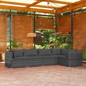 Conjunto de Muebles de Jardín Grises - Product Image 1