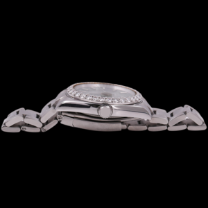 Reloj de Pulsera de Lujo para Hombre, Diseño Personalizado, con Diamante Redondo de Moissanita Original, Bisel con Incrustaciones, Esfera Verde, Acero Inoxidable - Product Image 4