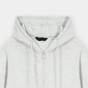 Men Full <b>Zip</b> <b>Hoodie</b> Cotton Fleece Sweatshirt Casual Athletic Jacket Drawstring Hood Side <b>Pocket</b> Custom Blank Streetwear - Product Image 2