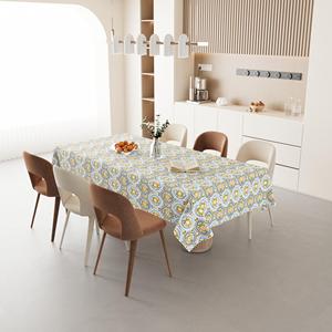 Mantel de Tela de Algodón 100% Estampado, Mantel Lavable para Mesa de Comedor, Proveedor Mayorista de la India - Product Image 3