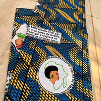 Tela de Algodón con Estampado Africano Personalizado, Diseño OEM, para Bodas, Escuelas, Organizaciones No Gubernamentales, Venta al Por Mayor, Nigeria, Ghana, Kenia