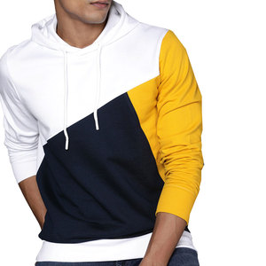 Sudadera con Capucha Premium para Hombre en Bloques de Color |   Gris Pizarra Azul Marino |   Impermeable, de Secado Rápido, Corte Holgado con Estampado de Silicona - Product Image 1