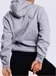 เสื้อฮู้ดครอปโอเวอร์ไซส์สีน้ำเงินกรมท่าแบบยูนิเซ็กซ์ แขนยาว กระเป๋าหน้า สีพื้น สไตล์ลำลอง เสื้อกันหนาวมีฮู้ด ผ้าถักขนแกะ สำหรับฤดูใบไม้ร่วง - Product Image 3