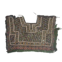 Vêtements vintage pour femmes, style afghan Baloch, avec broderie miroir et patchs, en coton, imprimé animal, légers et respirants, pour musulmanes