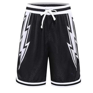 กางเกงขาสั้นตาข่ายคุณภาพดีที่สุดสำหรับผู้ใหญ่ ดีไซน์แบบซับลิเมชั่น สไตล์สตรีทแวร์ เหมาะสำหรับออกกำลังกายที่ยิม พร้อมดีไซน์และขนาดที่กำหนดเองได้ - Product Image 1