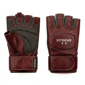 Gym Leather Training <b>Gloves</b> Custom Design Weightlifting Fitness Training <b>Gloves</b> Factory Gym <b>Gloves</b> - Product Image 1