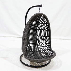 Woven Plastic Pet Egg Chair Hanging <b>Dog</b> Cat <b>Bed</b> Elevated Swing Nest with Washable Soft Cushion Durable Living Room - Product Image 3
