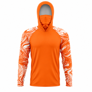 Chemise de pêche pour homme performante à capuche et manches longues, vêtements d'extérieur, fabricant de vêtements personnalisés - Product Image 5