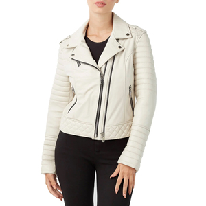 Chaquetas de Cuero de Moda para Mujer, Chaquetas de Cuero para Damas, Nuevos Diseños Personalizados, Chaqueta de Cuero Genuino - Product Image 3