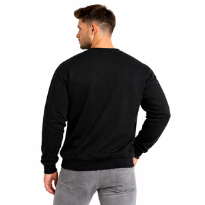 Sudadera de Alta Calidad para Hombre, Lisa, con Estampado Personalizado, Cuello Redondo, Felpa de Algodón, Ropa Casual de Invierno, Proveedor Mayorista - Product Image 4