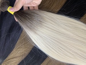 Best Selling Luxury 100% Vietnamese Grade Cuticle Aligned Virgin Human Hair Extensions Various Natural Hair Colors Super Double - Product Image 6