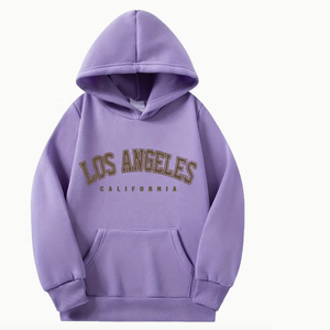 Sudaderas con capucha de moda para niñas Diseño de impresión Casual Comfort Poliéster Sudaderas con bolsillos Sudaderas con capucha de ajuste regular - Product Image 5