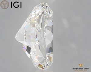 เพชรทรงสี่เหลี่ยม CVD ผลิตในห้องปฏิบัติการ ความใส VVS2 สี E น้ำหนัก 1.50 กะรัต พร้อมใบรับรอง IGI สำหรับแหวนแต่งงานสุดหรู เป็นของขวัญ - Product Image 6