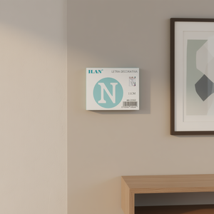 Ilan Lettera Decorativa N 11Cm Bianca Arte Murale Decorazione Casa - Product Image 3