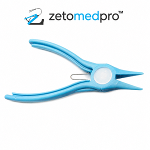 Jeu de 3 pinces en nylon, à bout rond, à bec plat, entièrement en plastique, non-marquant, non-métallique, pour la fabrication de bijoux, ZetomedPro - Product Image 4