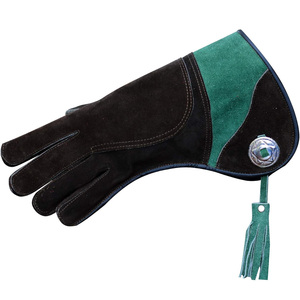 Guantes de Cetrería de Cuero Vacuno de Doble Capa de Alta Calidad, Impermeables, para Caza de Águilas y Halcónes, Venta al Por Mayor - Product Image 1