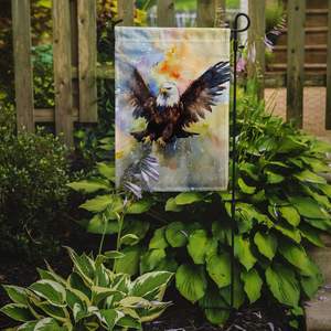 Drapeau de jardin multicolore aigle bannière de drapeau de cour de boîte aux lettres décorative pour l'illustration de patio et les parterres de fleurs taille de jardin - Product Image 2