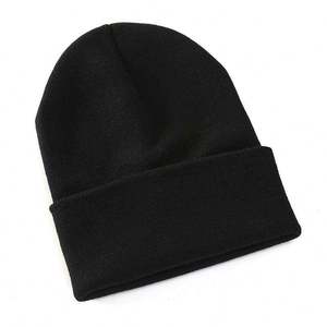 Gorro de Punto de Lana de Diseño OEM, Logotipo Bordado en 3D, Etiqueta de Cuero y Silicona, Alta Calidad, Unisex, Cálido, Moderno, para Esquí, Invierno - Product Image 2