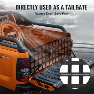 Có thể điều chỉnh 54 \ "x 18 \" chéo thiết kế cổng sau <span class=keywords><strong>Net</strong></span> cho Pickup xe tải Cargo điều khiển phụ kiện - Product Image 5