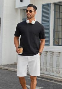 Pantalones Cortos Chino Premium para Hombre, Ropa Casual de Verano, Pantalones Cortos Chino Elásticos para Hombre, Estilo Casual Elegante, Logotipo Personalizado, Pantalones Cortos de Golf para Hombre - Product Image 2