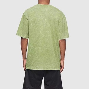 Camisetas de Hombre con Logotipo Personalizado Estampado, Lavado Ácido, Estilo Moderno, Nueva Tendencia, Camiseta de Hombre con Lavado Ácido - Product Image 6