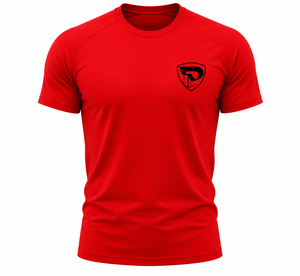 Camiseta Casual de Manga Corta con Cuello Redondo Azul para Hombre, Marca Dumela, Ajustada, de Secado Rápido, Tejida, Transpirable, Anti-Pilling, 100% Poliéster - Product Image 1