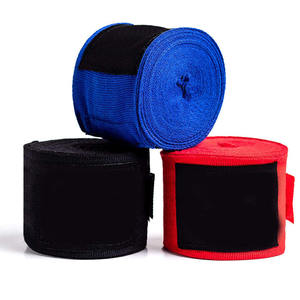 Bandages de boxe en coton avec logo personnalisé, 5 m, élastiques, respirants, pour poignet, unisexe, pour entraînement fitness - Product Image 4