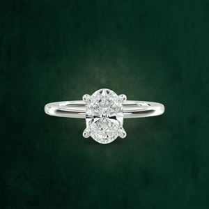 Anillo Redondo-Ovalado Amour Toi Et Moi con Engaste de Oro Sólido de 18K, Personalizado OEM B2B - Product Image 3