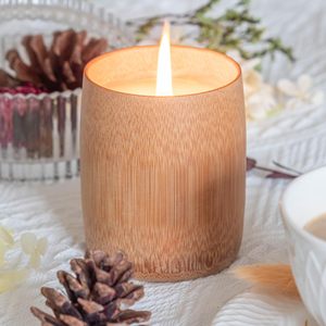 Cozy Wedding Decor <b>Candle</b> Centerpiece Stand <b>Large</b> Bamboo <b>Candles</b> for Tabletop Centerpieces - Product Image 6