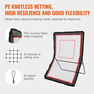 Rete da allenamento per giardino 5x7 piedi # # # #   Rebounder per Lacrosse, Pallavolo, Basket, Softball, Allenamento/Scrimmage - Product Image 4