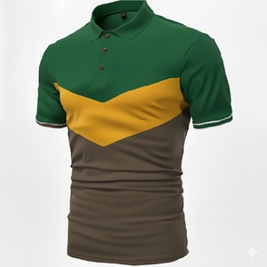 Mens <b>Classic</b> Polo Shirt Short Sleeve Breathable Cotton Casual Slim Fit Summer Fashion Golf Polo T Shirt - Product Image 4