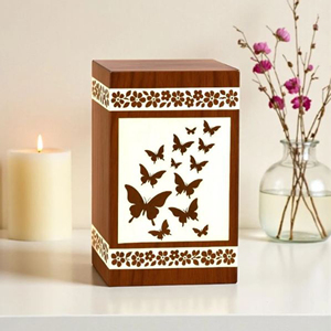 Custom Engraved Wooden Resin Urn <b>Box</b>: <b>Pet</b>/Human <b>Memorial</b> Keepsake urn <b>Memorial</b> Keepsake by AYAANS - Product Image 2