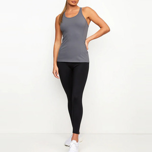 Compre una Camiseta Deportiva Personalizada para Mujer, Camiseta sin Mangas para Yoga, Fitness, Ejercicio, Camiseta Corta sin Mangas para Mujer - Product Image 6