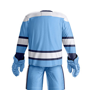 Uniforme de hockey sur glace de haute qualité, style populaire, léger et respirant, 100% polyester, couleurs et logo personnalisés, service OEM pour adultes - Product Image 6