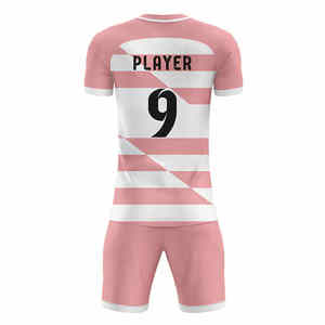 Conjunto Rosa Premium de Camisetas de Fútbol de Secado Rápido, Uniforme de Equipo, Jersey de Fútbol Sostenible y Ecológico 2026, 100% Poliéster - Product Image 6