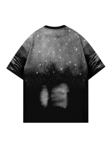 Custom Cotton T-shirt Summer Round Neck Unisex Oversize Solid Color Casual Short Sleeved Blank High Quality Cotton Luxury <b>Tshirt</b> - Product Image 2