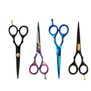 Tijeras de Acero Inoxidable para Peluquería, Corte Afilado, Punta Redonda, Herramienta de Belleza Profesional Multicolor - Product Image 6