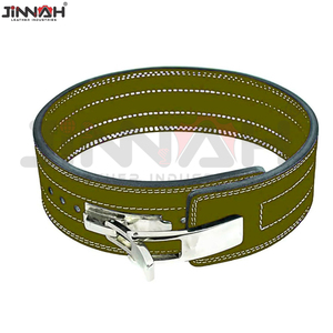 Cinturón de levantamiento de pesas de cuero vacuno personalizado de alta calidad para gimnasio, fitness profesional, diseño ligero con palanca. - Product Image 2
