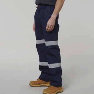 Pantalon de travail haute visibilité avec bandes réfléchissantes résistant aux intempéries et léger pour les professionnels de l'extérieur - Product Image 2