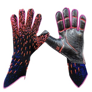 Gants de gardien de but de football professionnels en latex de qualité supérieure allemande 4 mm, légers, pour l'extérieur, design personnalisable, nouvelle coupe - Product Image 2