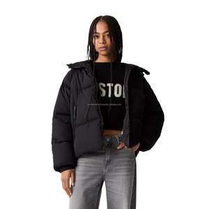 Veste d'hiver pour femmes respirant matelassé chauffé épais coton rembourré imperméable bulle vêtements d'extérieur durable pour grande taille - Product Image 5