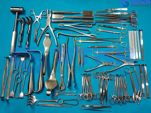 Lote Básico de 74 Piezas de Instrumentos Quirúrgicos Ortopédicos Manuales de Acero Inoxidable con Certificación CE para Uso Profesional en Hospitales y Clínicas - Product Image 6