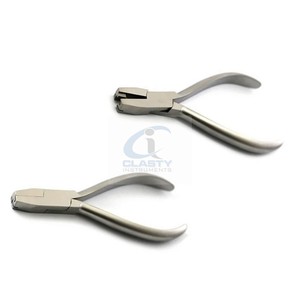 Pince à plier manuelle en acier inoxydable pour attaches à flèche, instrument chirurgical dentaire orthodontique durable certifié CE OEM - Product Image 4