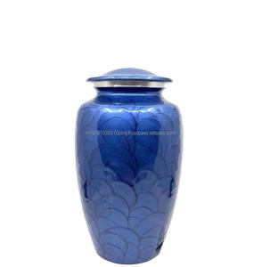 Vente en gros d'urnes funéraires personnalisées en aluminium pour adultes 10 pouces 220 pouces cubes style américain conceptions personnalisables pour hommes femmes - Product Image 1