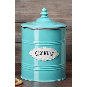 Contenedor Metálico Pintado a Mano, Estilo Retro, Redondo, Hermético, para Almacenamiento, Decoración del Hogar y Cocina, Venta al Por Mayor - Product Image 5