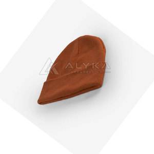 High Demand Premium Winter Beanie Hats Custom Logo 100% Acrylic Unisex Adjustable <b>Folded</b> Edge Silk <b>Screen</b> Printed - Product Image 4