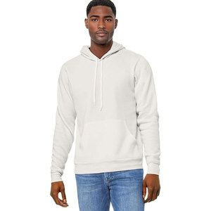 Service de personnalisation de logo BELLA+CANVAS Sweat-shirt à capuche unisexe en molleton éponge 100% coton respirant à manches longues avec logo personnalisé pour homme - Product Image 5
